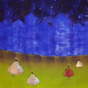 4 queen ladies in the night city